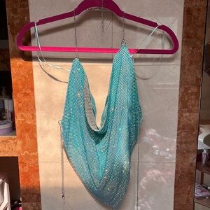 BNWT! House of Harlow Chainmail Halter